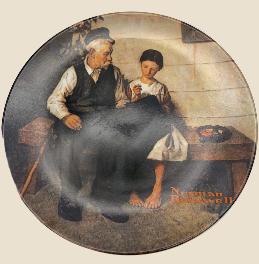 Norman Rockwell "The Lighthouse Keeper's Daughter" Plate Number: 07379X